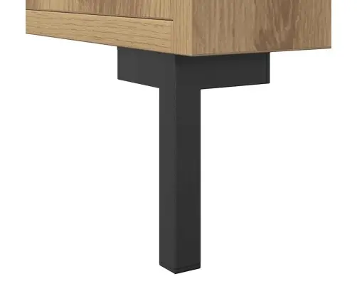 Kumode, Koka Krāsa, 90X34X80 Cm, Inženierijas Koks Vidaxl