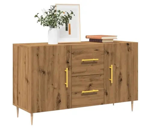 Šoninė Spintelė, Artisano Ąžuolo, 100X36X60cm Apdirbta Mediena