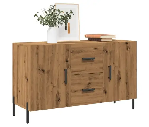 Kumode, Koka Krāsa, 100X36X60 Cm, Inženierijas Koks Vidaxl