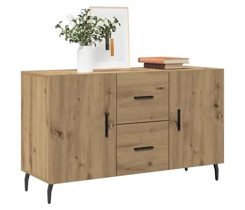 Kumode, Koka Krāsa, 100X36X60 Cm, Inženierijas Koks Vidaxl