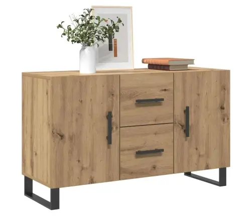 Kumode, Koka Krāsa, 100X36X60 Cm, Inženierijas Koks Vidaxl