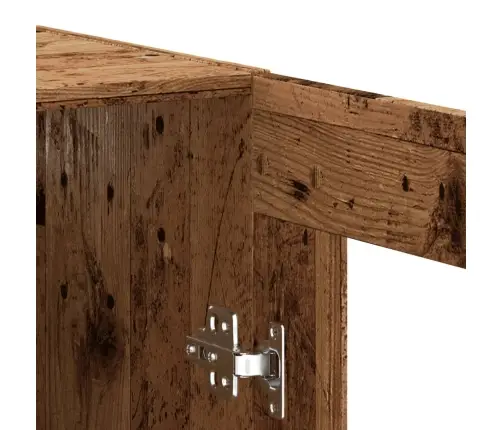 Sienas Skapīši, Veca Koka, 69,5X34X90 Cm Vidaxl