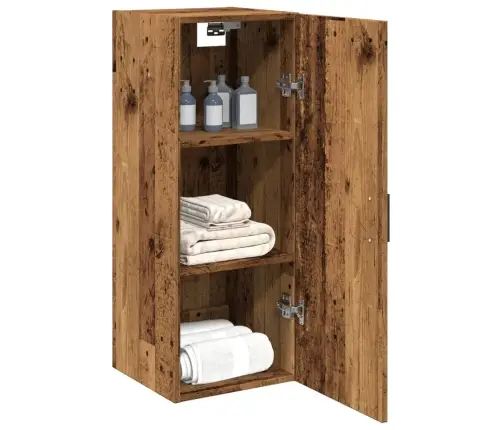 Sienas Skapītis, Veca Koka, 34,5X34X90 Cm, Inženierijas Koks Vidaxl Sienas Skapītis, Veca Koka, 34,5X34X90 Cm, Inženierijas Koks Vidaxl