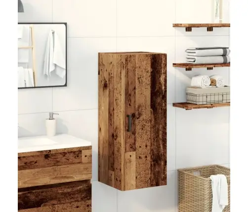 Sienas Skapītis, Veca Koka, 34,5X34X90 Cm, Inženierijas Koks Vidaxl Sienas Skapītis, Veca Koka, 34,5X34X90 Cm, Inženierijas Koks Vidaxl