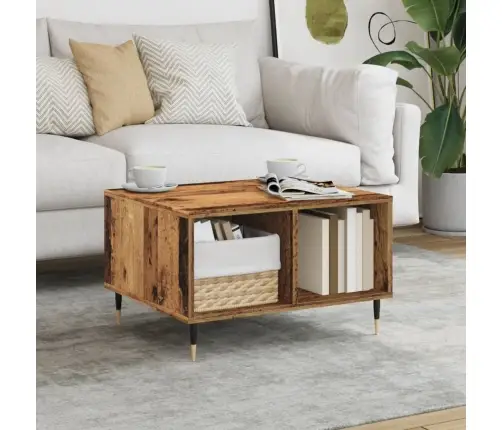 Kafijas Galdiņš Old Wood 60X50X36,5 Cm Engineered Wood Vidaxl Kafijas Galdiņš Old Wood 60X50X36,5 Cm Engineered Wood Vidaxl