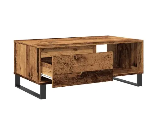 Kavos Staliukas, Medienos, 90X50X36,5cm Apdirbta Mediena