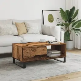 Kafijas Galdiņš, Veca Koka, 90X50X36,5 Cm, Inženierijas Koks Vidaxl