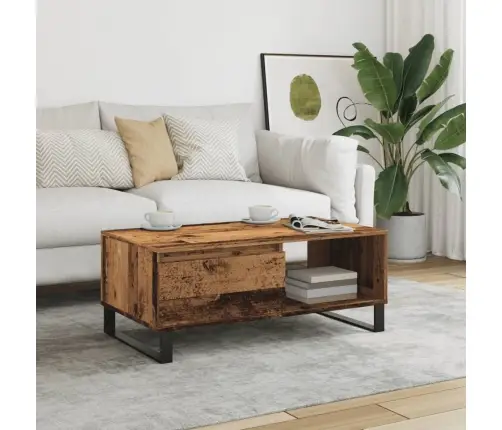 Kavos Staliukas, Medienos, 90X50X36,5cm Apdirbta Mediena