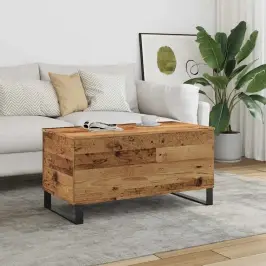 Kafijas Galdiņš, Veca Koka, 90X44,5X45 Cm, Inženierijas Koks Vidaxl