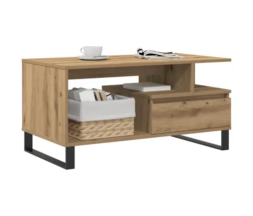 Kafijas Galdiņš, Koka Krāsā, 90X49X45 Cm, Inženierijas Koks Vidaxl Kafijas Galdiņš, Koka Krāsā, 90X49X45 Cm, Inženierijas Koks Vidaxl