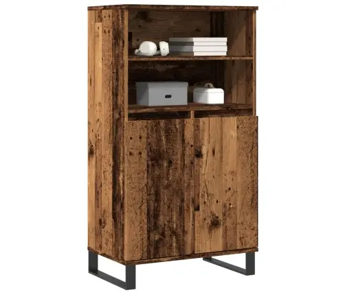 Augstais Skapītis, Veca Koka, 60X36X110 Cm, Inženierijas Koks Vidaxl