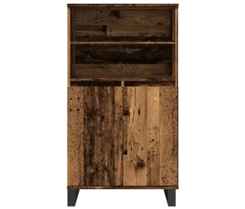 Augstais Skapītis, Veca Koka, 60X36X110 Cm, Inženierijas Koks Vidaxl