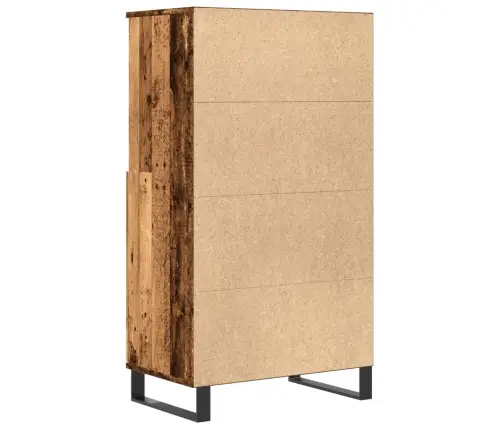 Augstais Skapītis, Veca Koka, 60X36X110 Cm, Inženierijas Koks Vidaxl