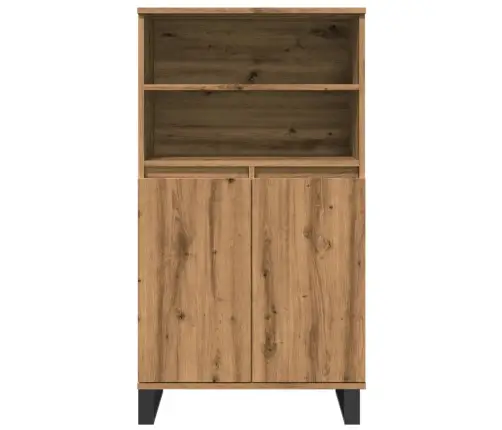 Highboard Artisan Oak 60X36X110 Cm Engineered Wood