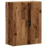 Sienas Skapītis, Veca Koka, 69,5X34X90 Cm, Konstruēts Koks Vidaxl