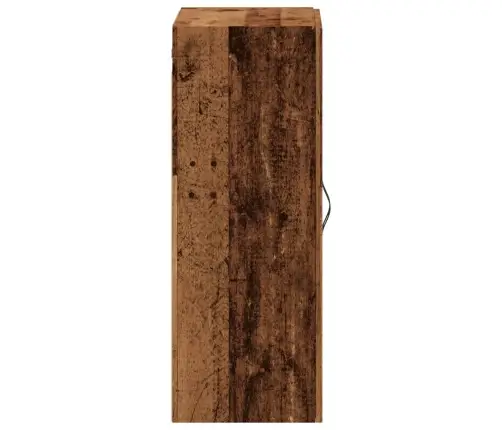 Sienas Skapītis, Veca Koka, 69,5X34X90 Cm, Konstruēts Koks Vidaxl