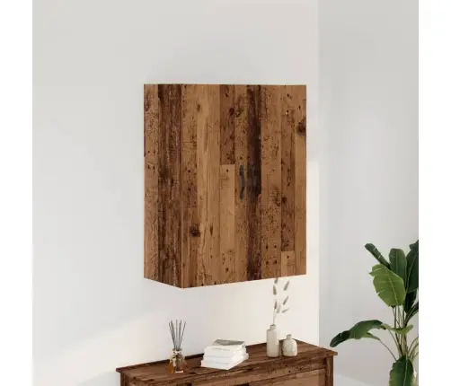 Sienas Skapītis, Veca Koka, 69,5X34X90 Cm, Konstruēts Koks Vidaxl