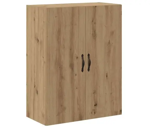 Sienas Skapītis, Koka Krāsa, 69,5X34X90 Cm, Konstruēts Koks Vidaxl