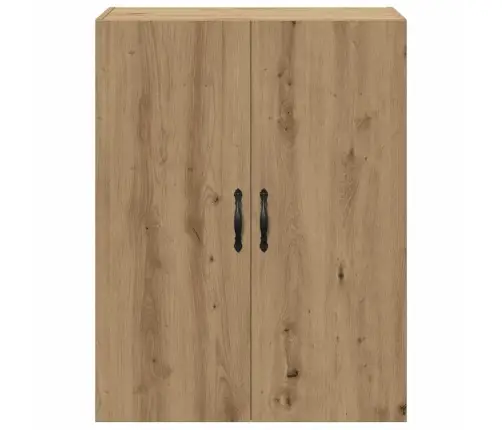 Sienas Skapītis, Koka Krāsa, 69,5X34X90 Cm, Konstruēts Koks Vidaxl