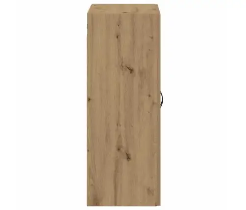 Sienas Skapītis, Koka Krāsa, 69,5X34X90 Cm, Konstruēts Koks Vidaxl