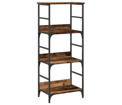 Grāmatu Plaukts, Veca Koka, 50X33X117,5 Cm, Inženierijas Koks Vidaxl