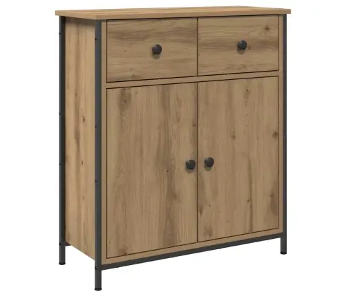 Kumode, Koka Krāsa, 70X30X80 Cm, Konstruēts Koks Vidaxl