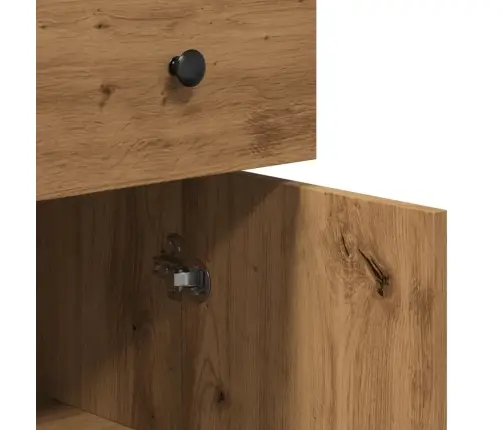 Kumode, Koka Krāsa, 70X30X80 Cm, Konstruēts Koks Vidaxl