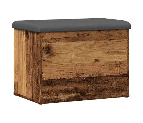 Glabāšanas Sols Old Wood 62X42X45 Cm Engineered Wood Vidaxl