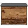 Glabāšanas Sols Old Wood 62X42X45 Cm Engineered Wood Vidaxl
