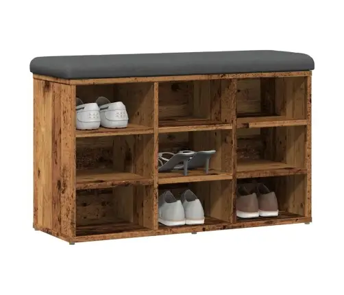 Batų Suoliukas Old Wood 82X32X50 Cm Inžinierinė Mediena