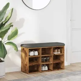 Batų Suoliukas Old Wood 82X32X50 Cm Inžinierinė Mediena