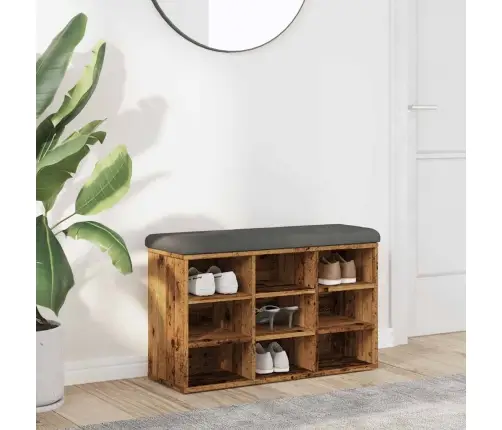 Batų Suoliukas Old Wood 82X32X50 Cm Inžinierinė Mediena