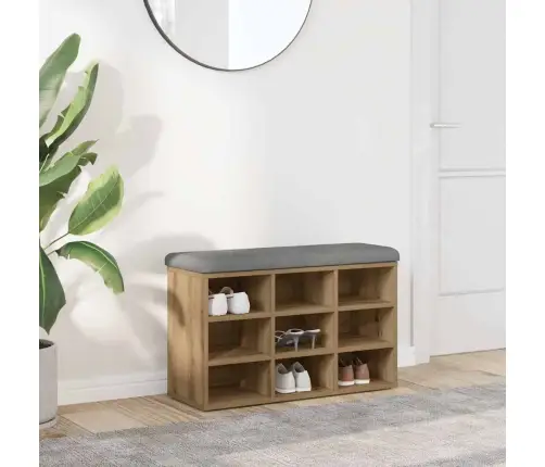 Apavu Sols Artisan Oak 82X32X50 Cm Engineered Wood Vidaxl