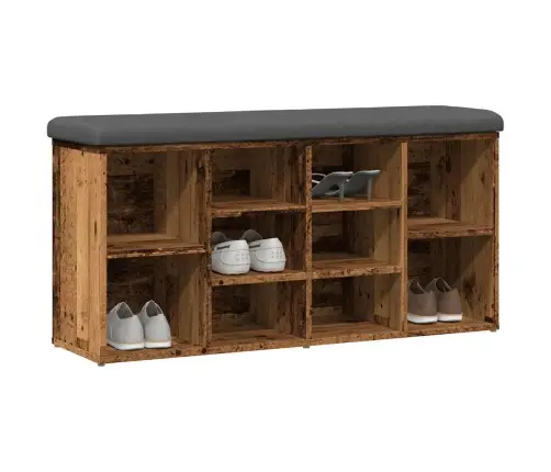 Batų Suoliukas Old Wood 102X32X50 Cm Inžinierinė Mediena