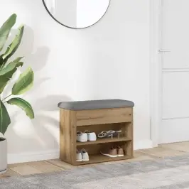 Batų Suoliukas Artisan Ąžuolas 62X32X50 Cm Inžinerinė Mediena