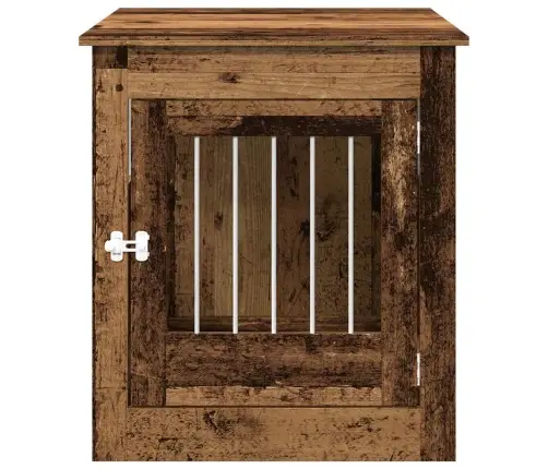 Suņu Būris, Veca Koka, 64,5X80X71 Cm, Inženierijas Koks Vidaxl