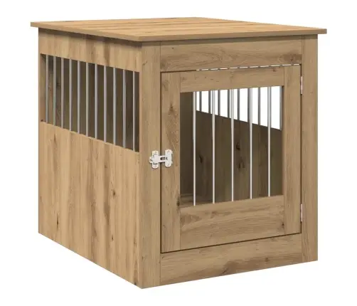 Suņu Būris, Ozolkoka Amatnieks, 64,5X80X71Cm, Inženierijas Koks Vidaxl