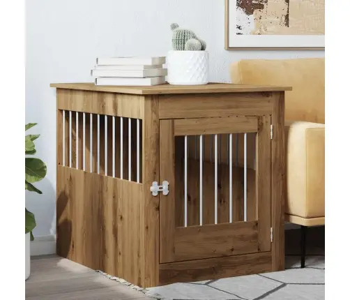 Suņu Būris, Ozolkoka Amatnieks, 64,5X80X71Cm, Inženierijas Koks Vidaxl