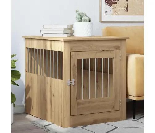 Suņu Būris, Ozolkoka Amatnieks, 64,5X80X71Cm, Inženierijas Koks Vidaxl