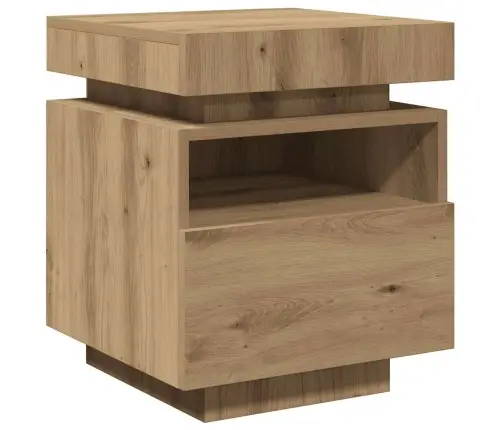 Led-Valgustitega Öökapp Artisan Tamm 40X39X48,5 Cm Led-Valgustitega Öökapp Artisan Tamm 40X39X48,5 Cm