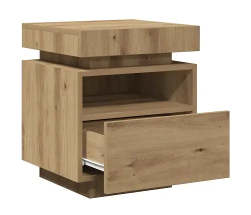 Led-Valgustitega Öökapp Artisan Tamm 40X39X48,5 Cm Led-Valgustitega Öökapp Artisan Tamm 40X39X48,5 Cm