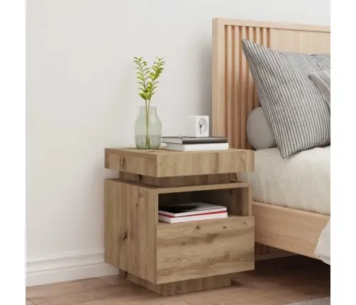 Led-Valgustitega Öökapp Artisan Tamm 40X39X48,5 Cm Led-Valgustitega Öökapp Artisan Tamm 40X39X48,5 Cm