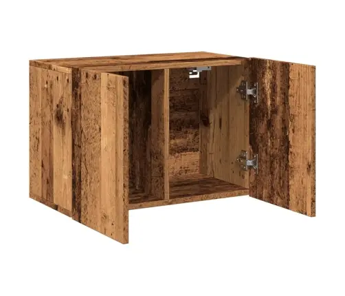 Tv Sienas Skapītis, Veca Koka, 60X30X41 Cm Vidaxl