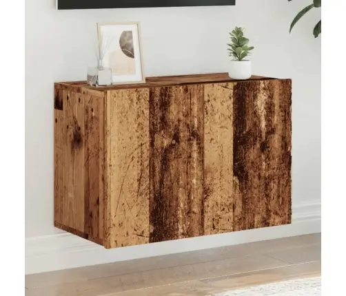 Tv Sienas Skapītis, Veca Koka, 60X30X41 Cm Vidaxl