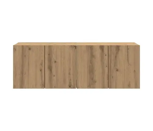 Sienas Tv Skapīši, 2 Gab., Koka Krāsa, 60X30X41 Cm Vidaxl