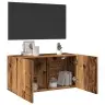 Tv Sienas Skapītis, Veca Koka, 80X30X41 Cm Vidaxl