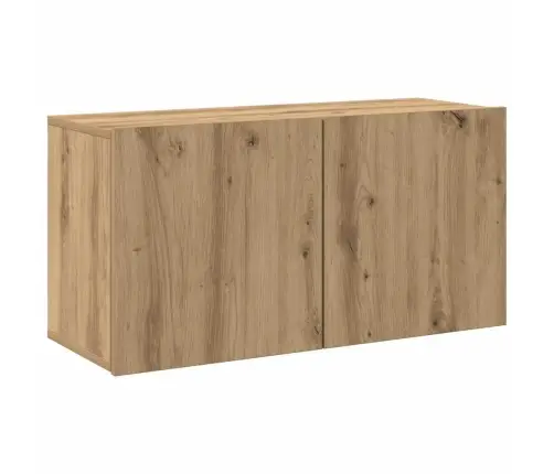 Tv Sienas Skapītis, Koka Krāsa, 80X30X41 Cm Vidaxl