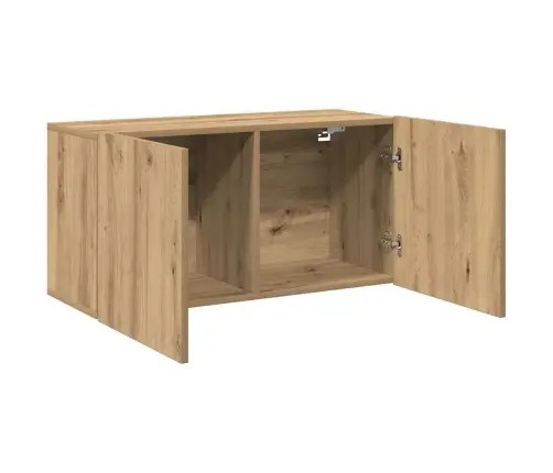 Tv Sienas Skapītis, Koka Krāsa, 80X30X41 Cm Vidaxl