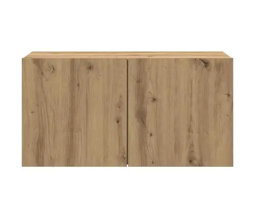 Tv Sienas Skapītis, Koka Krāsa, 80X30X41 Cm Vidaxl