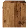 Televizoriaus Sieninė Spintelė Su Led Lemputėmis Old Wood